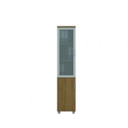 Diva Ofis 190X38 cm Üst Cam Alt Ahşap Kapaklı Dolap Diva Ofis 190X38 cm Üst Cam Alt Ahşap Kapaklı Dolap